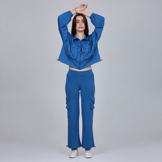 HYBRID CARGO JACKET - BAHAMA BLUE