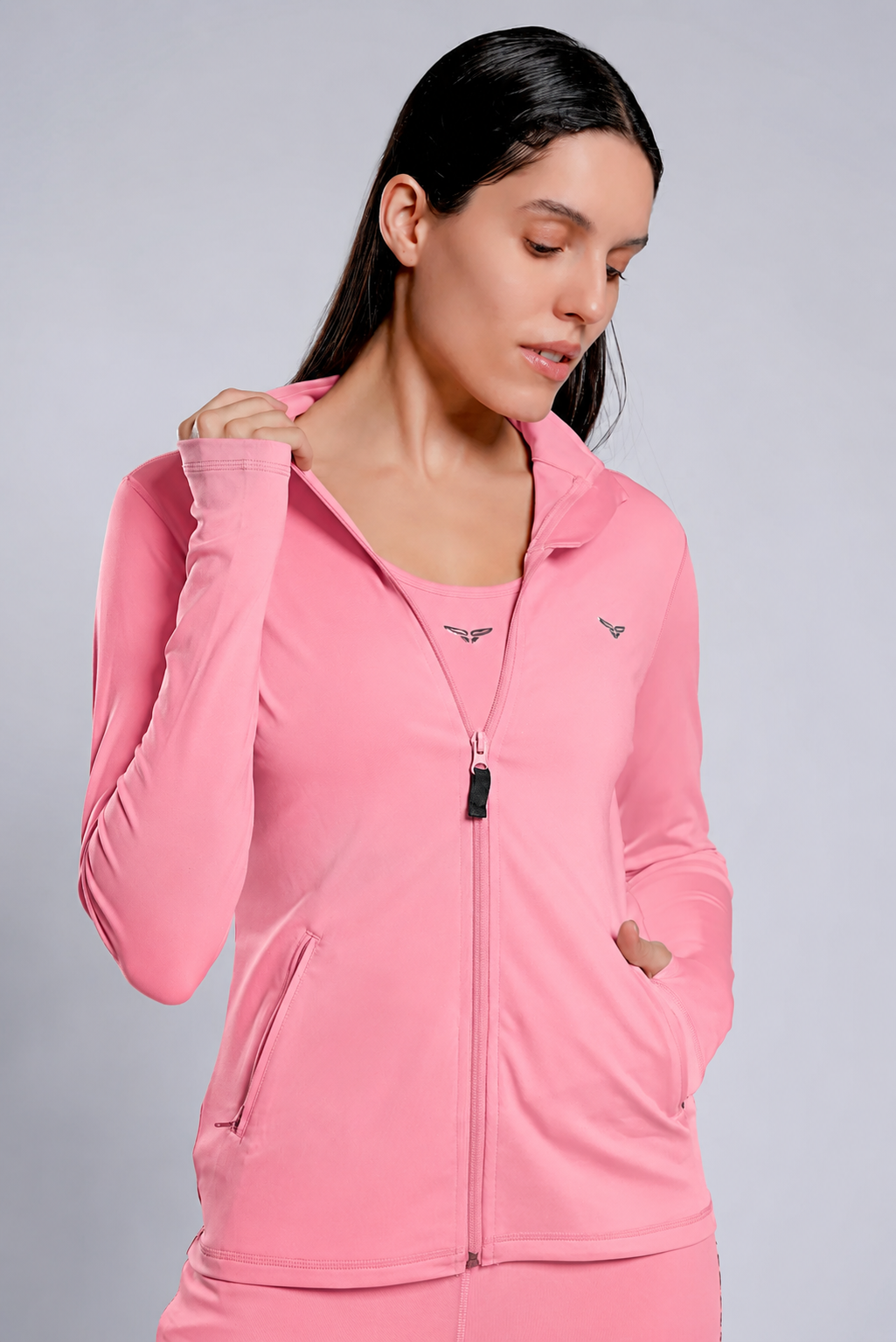 Premium On The Go  Jacket - Candy Pink