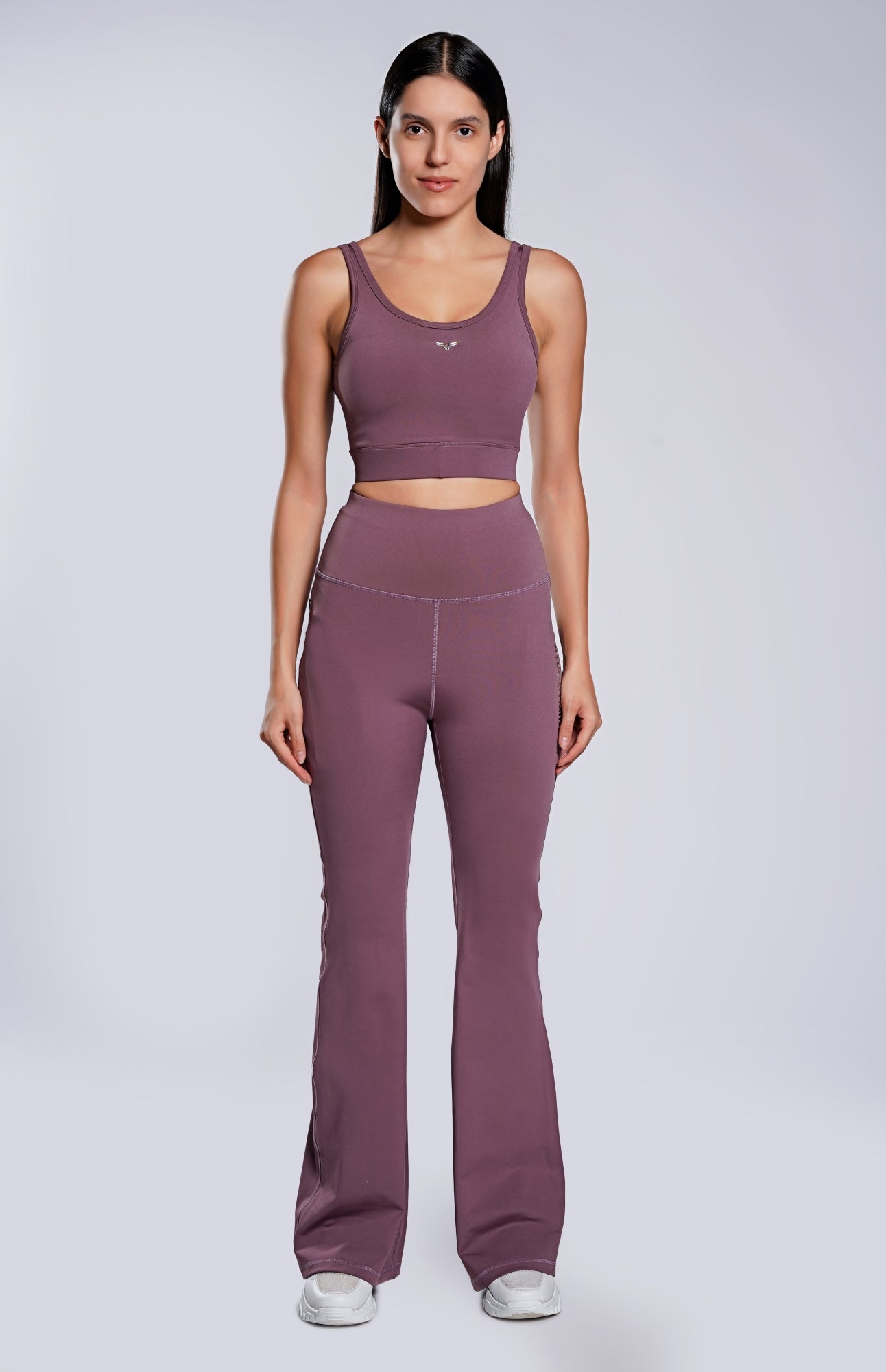 Premium Crossover Sports Bra - Lavender