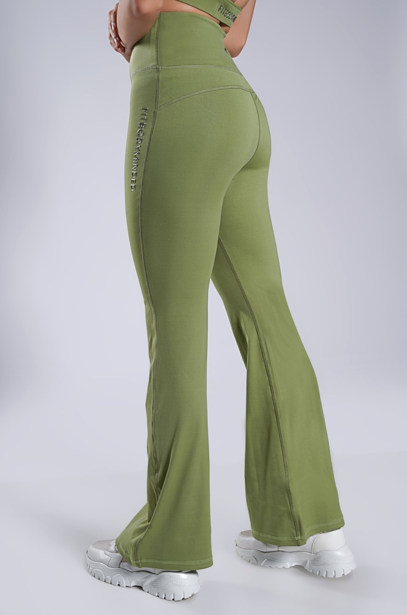 Your Flair Premium Yoga Pants - Sage Green