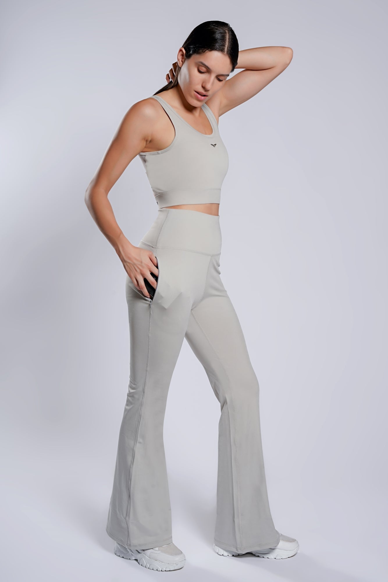 Your Flair Premium Yoga Pants - Grey