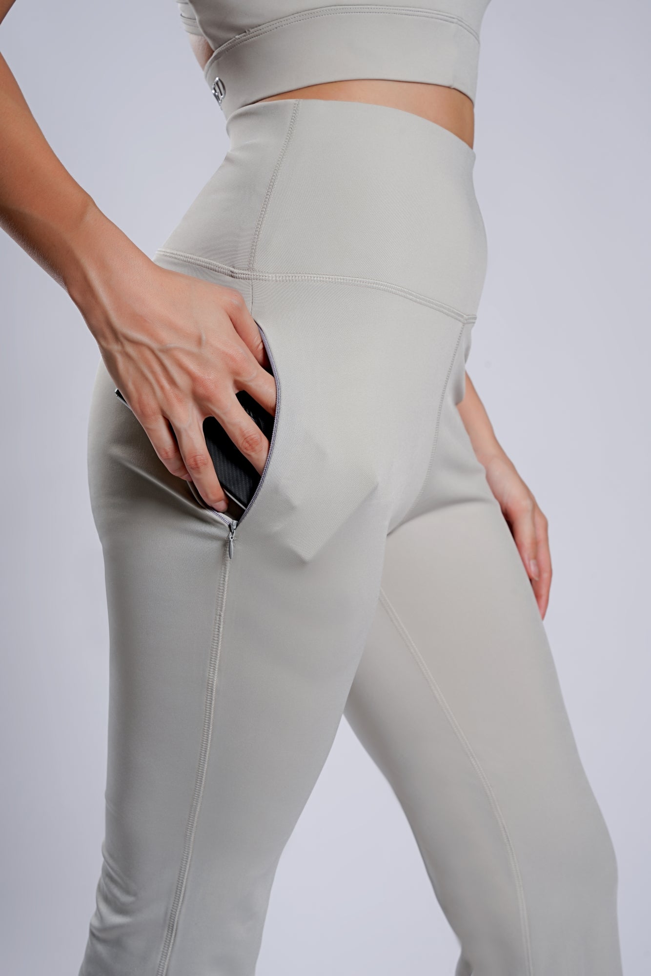 Your Flair Premium Yoga Pants - Grey