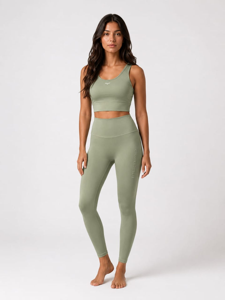 AuraFlex Sculpt Legging - Matcha