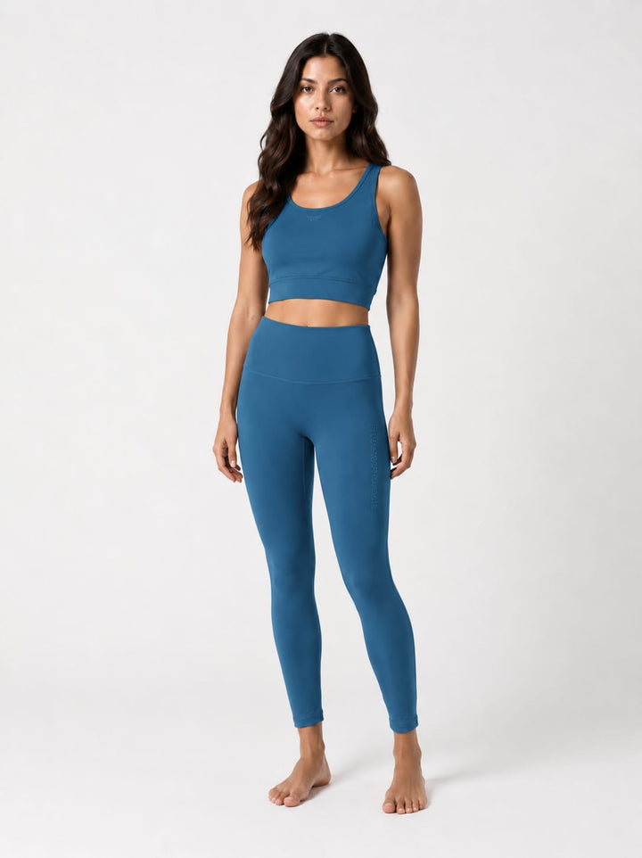AuraFlex Sculpt Legging - Bahama Blue