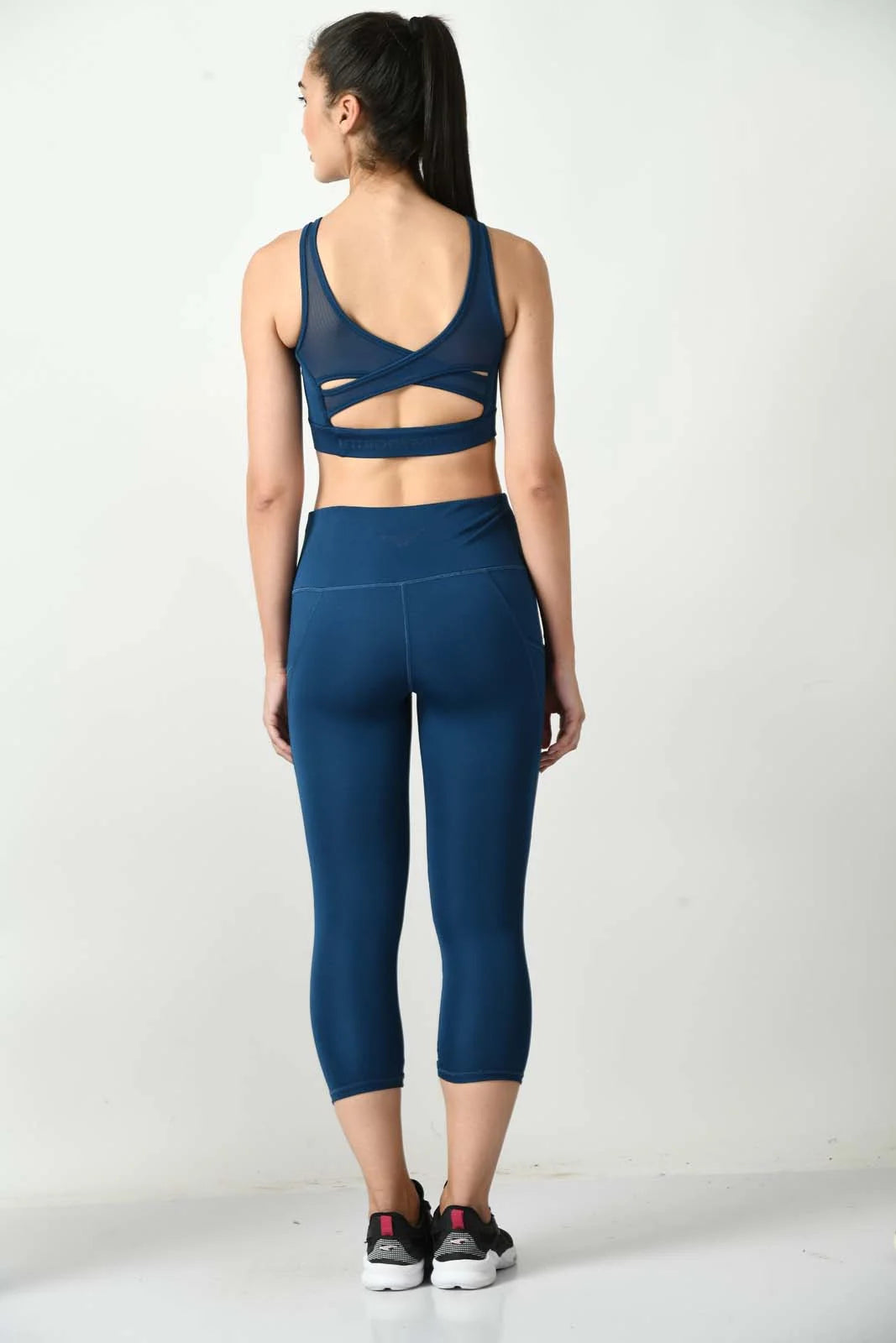 Crossover Blue Sports Bra (1)