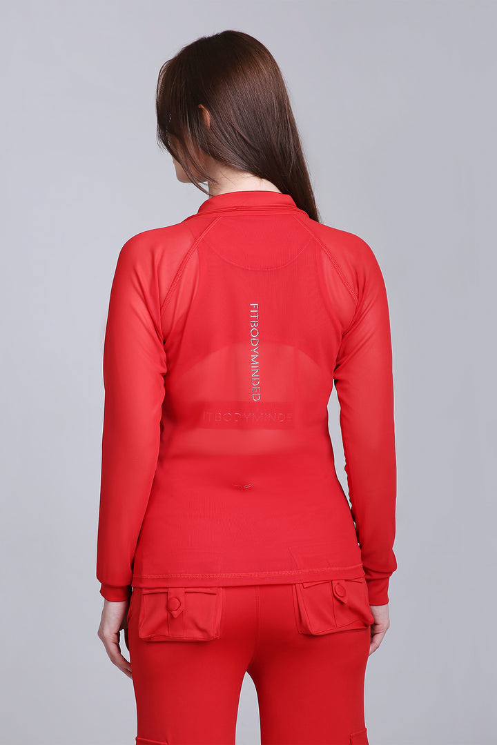 HyperSheer – The Ultimate Lightweight Performance Jacket - Fire Red