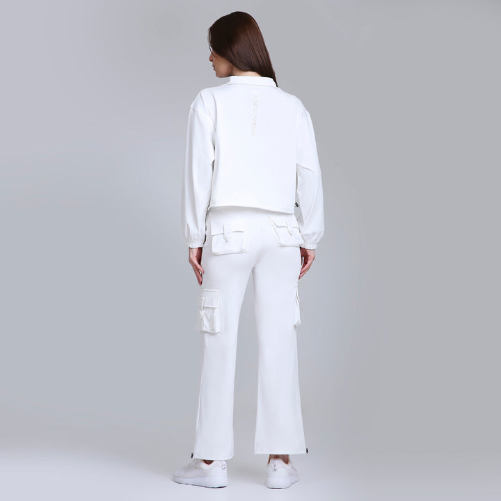 HYBRID CARGO JACKET - WHITE