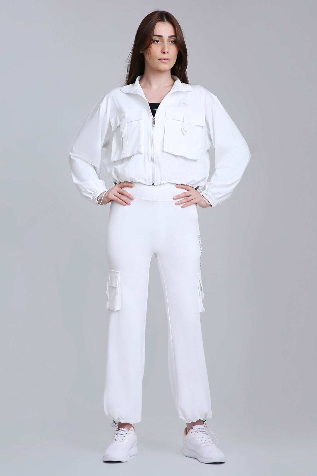 HYBRID CARGO PANTS - WHITE