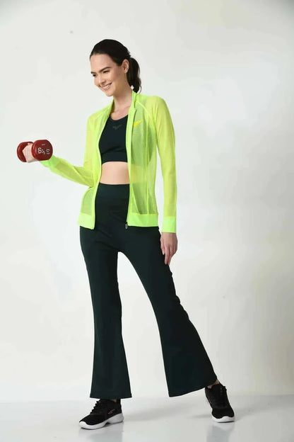 Fitbodyminded Happy Body Mesh Jacket Neon Green (5)