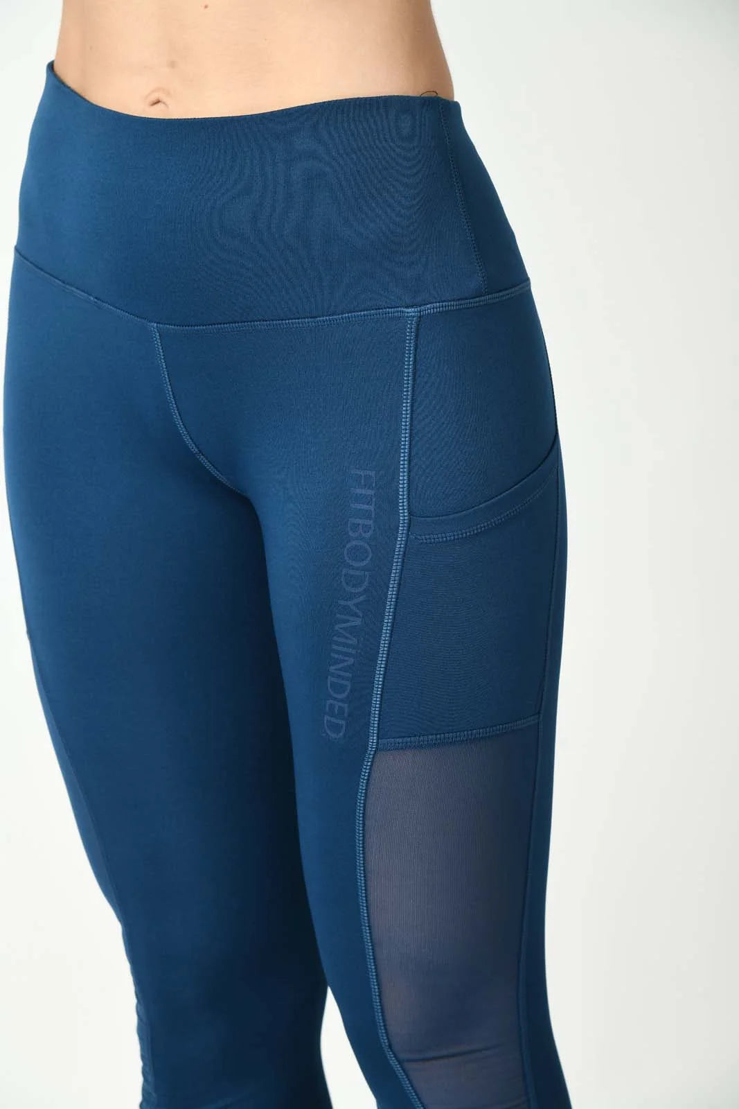 Girl On The Run Mesh Blue Leggings (1)