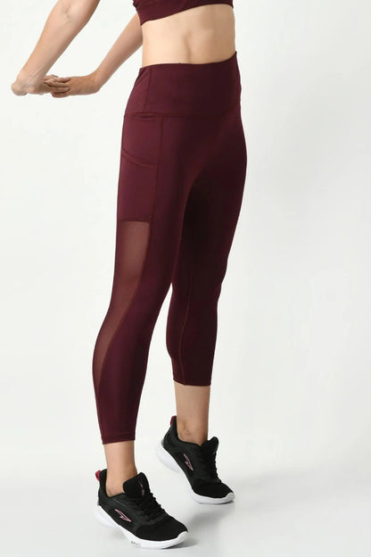 Girl On The Run Mesh Cherry Red Leggings (3)