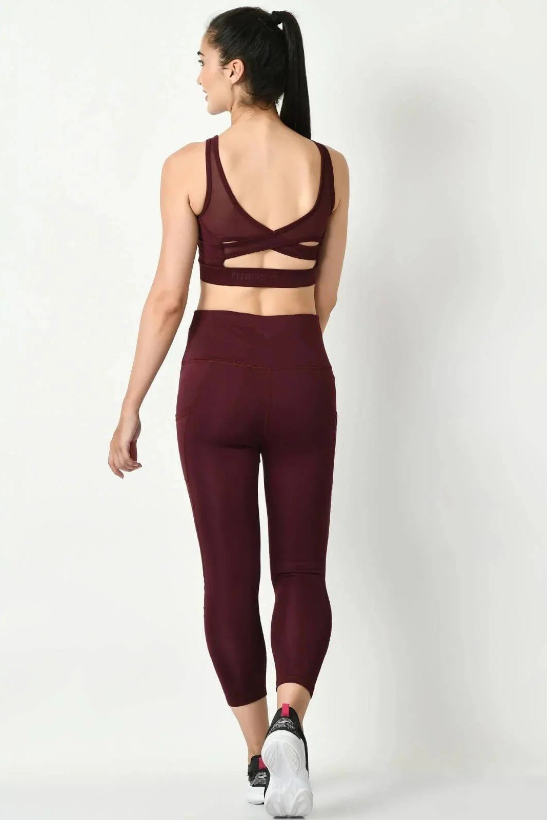 Girl On The Run Mesh Cherry Red Leggings (7)