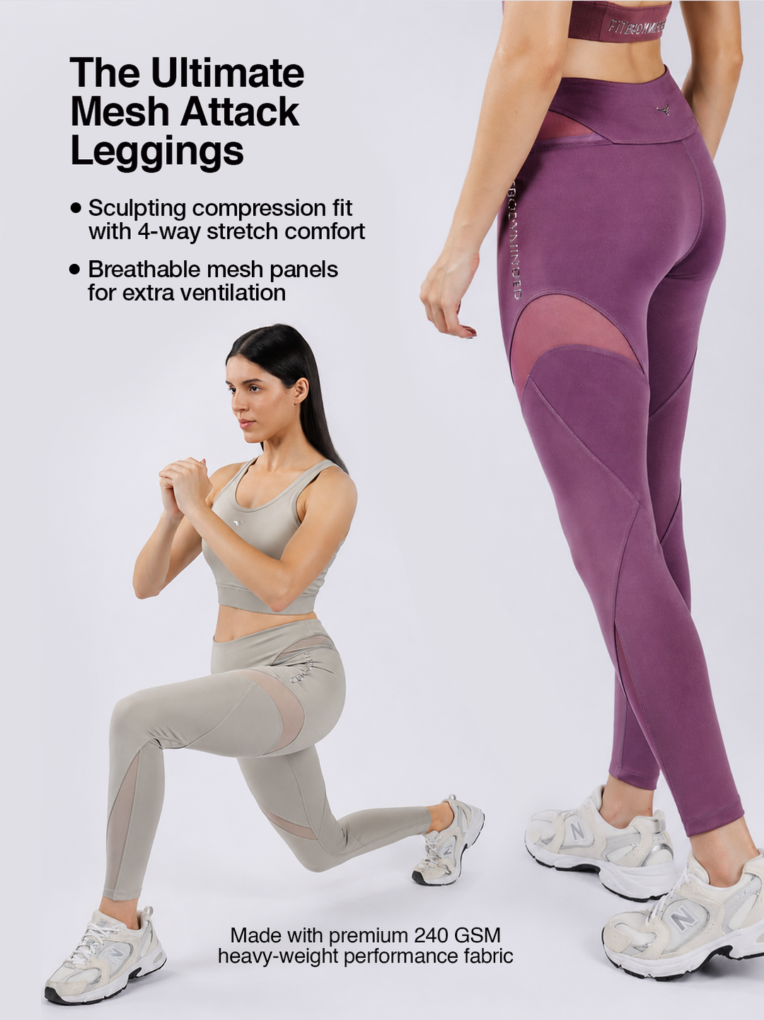 MESH ATTACK Leggings - TARO BOBA