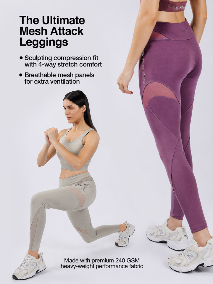 MESH ATTACK Leggings - TARO BOBA