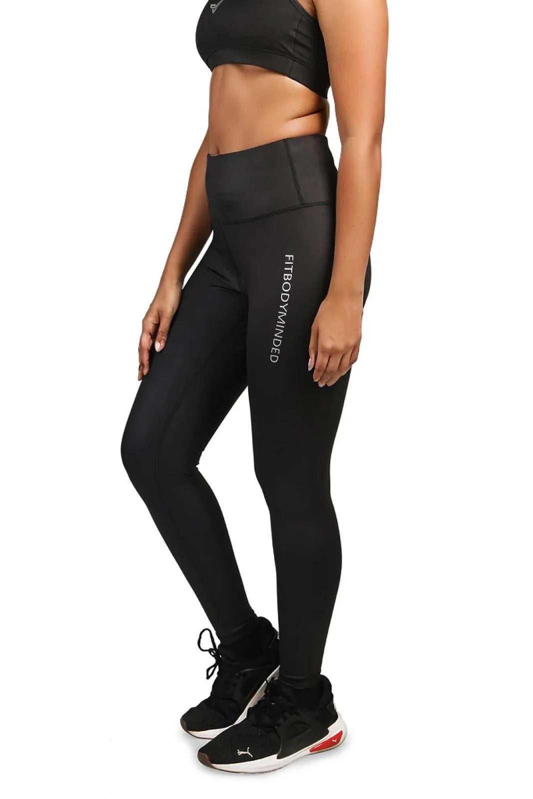 Shimmer Black Leggings