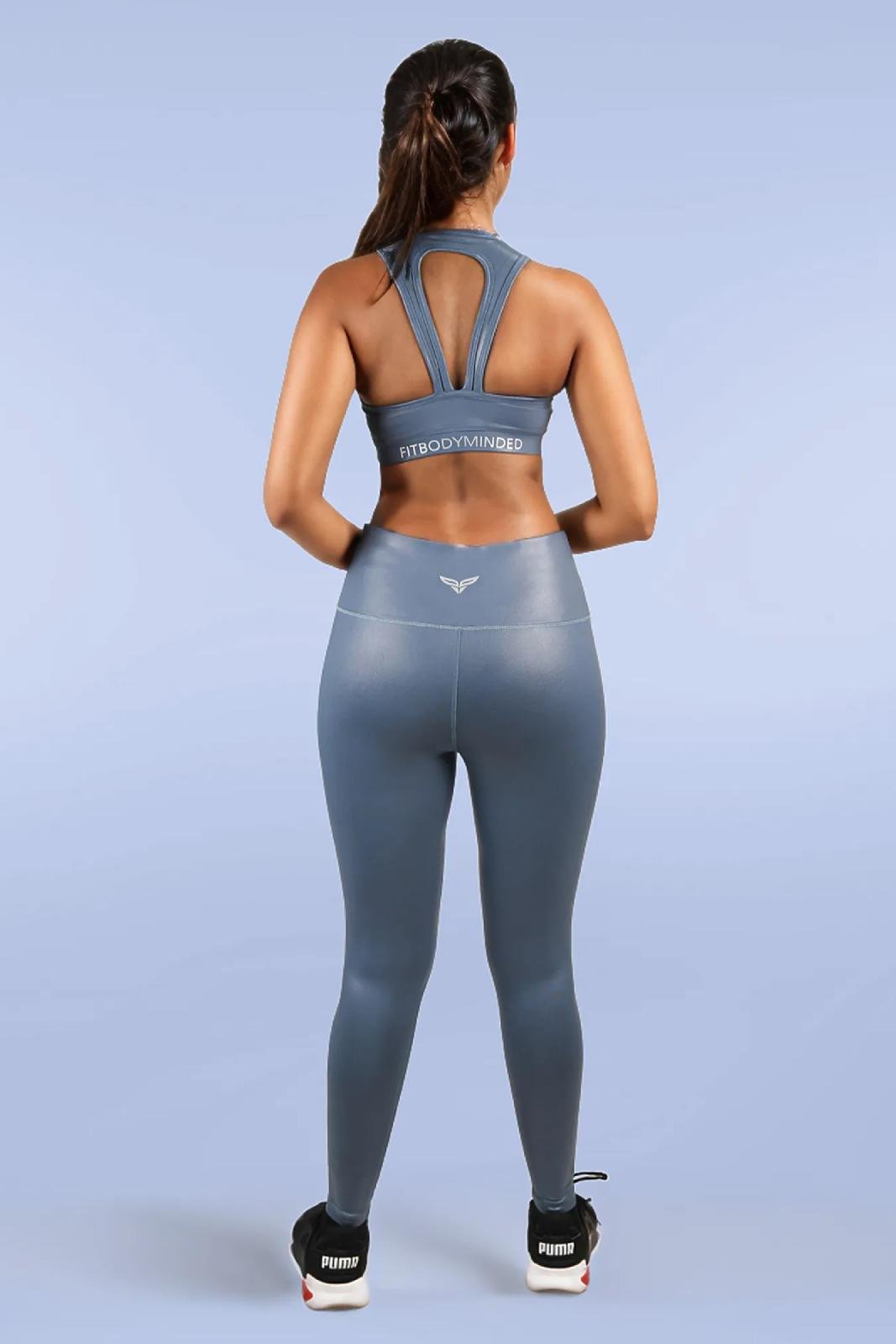 Shimmer Silver Blue Leggings (2)