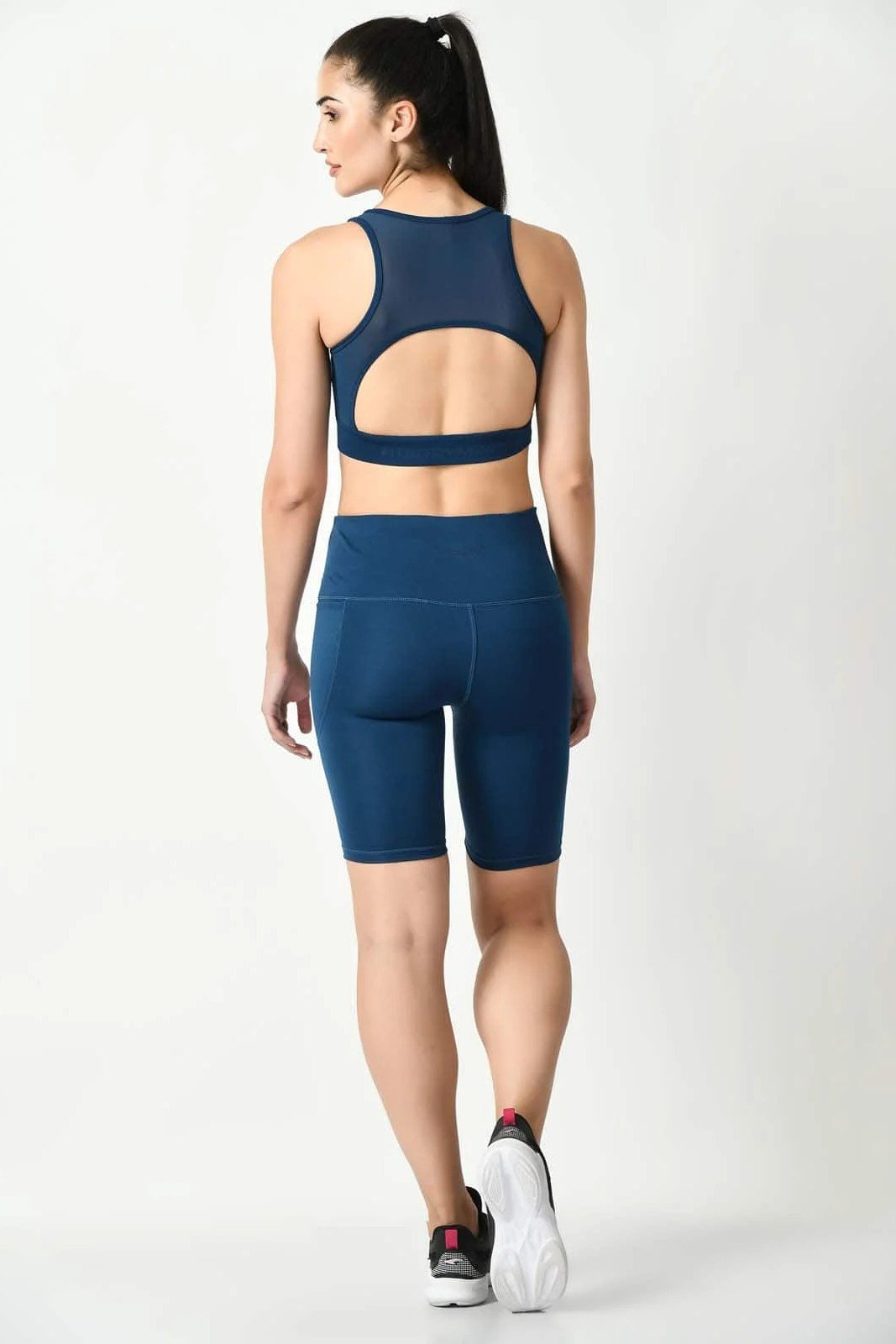 Super High Cycling Shorts Blue (2)