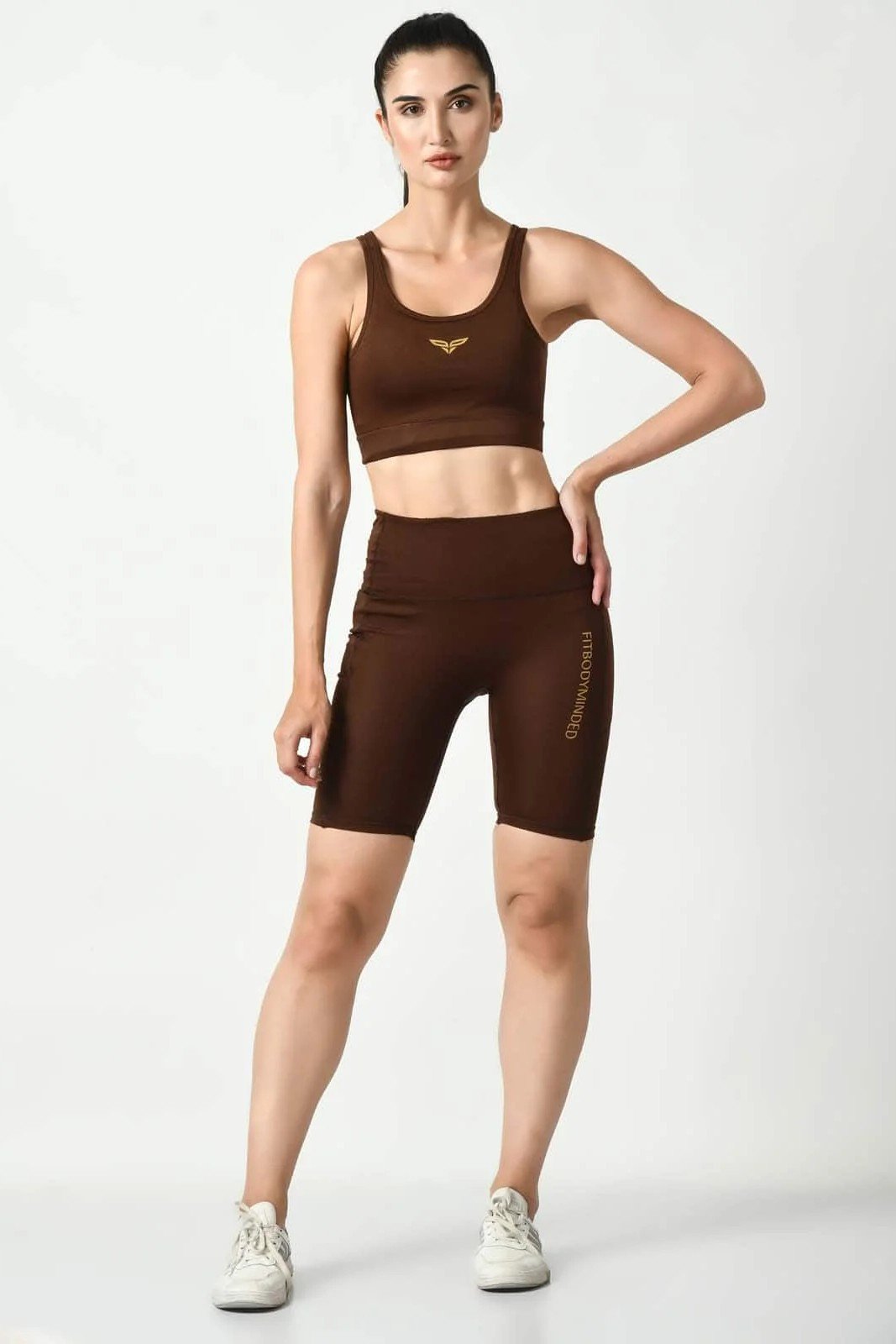 Super High Cycling Shorts Coffee Brown (1)