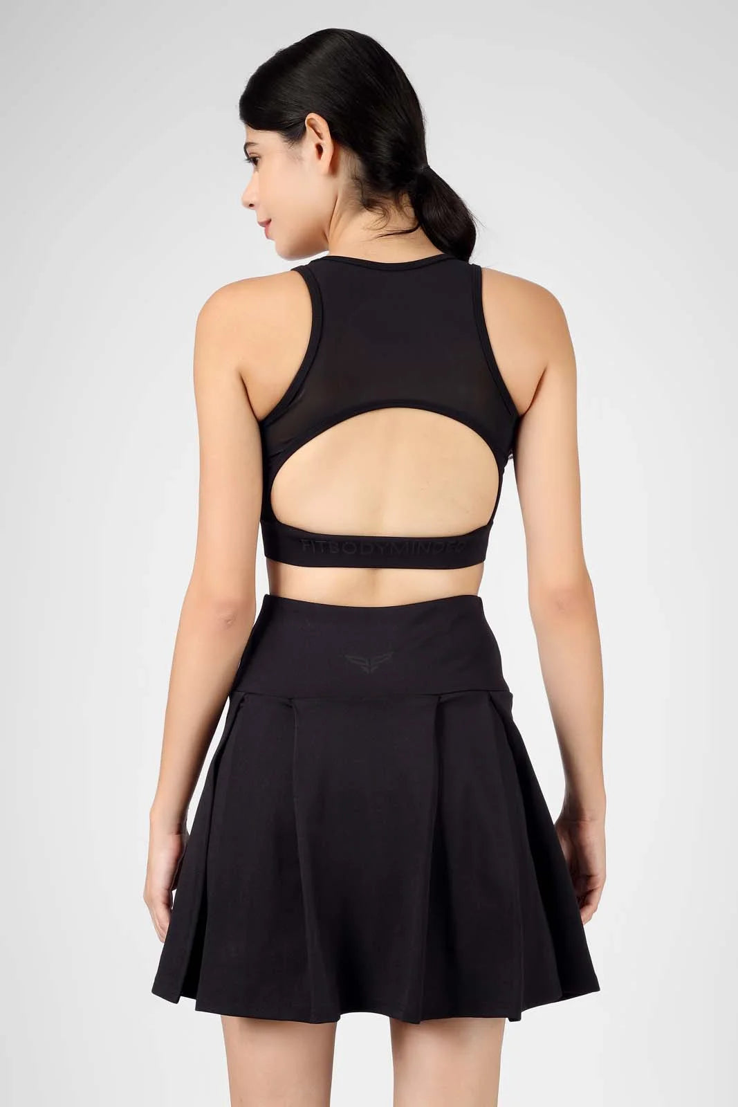 The Ideal Fusion Black Skort (2)