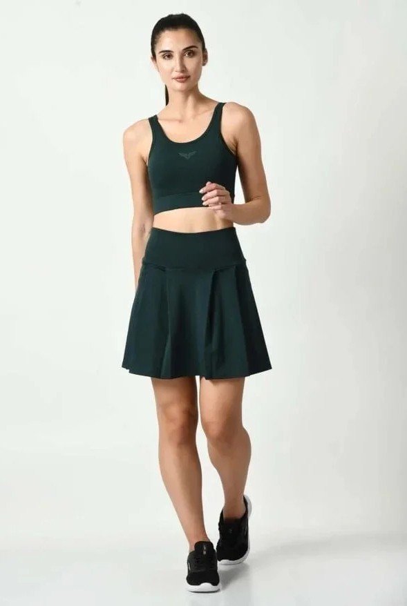 The Ideal Fusion Dark Green Skort (2)