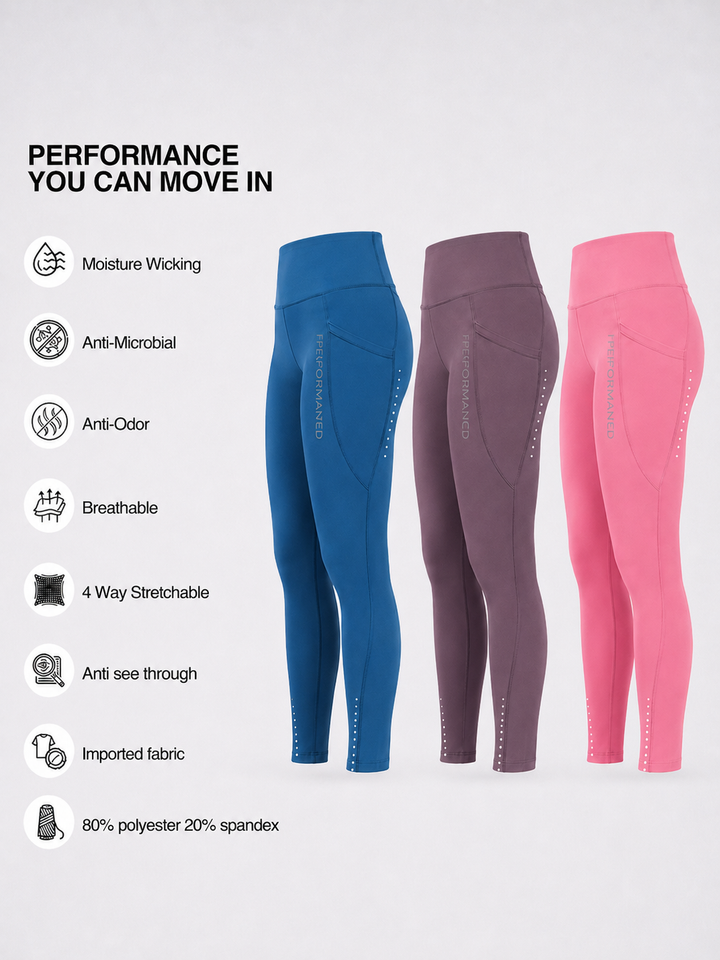 VelocityForm™ Performance Leggings - Candy Pink