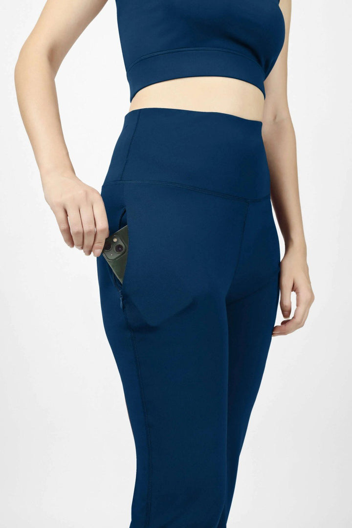 Your Flair Yoga Blue Pants (3)