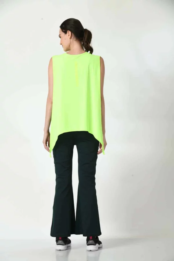 Fitbodyminded Tie Down Top Neon Green (2)