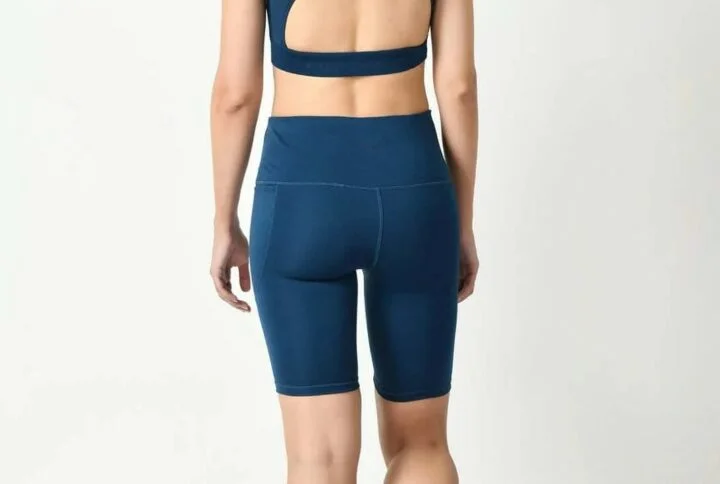 Super High Cycling Shorts Blue (2)