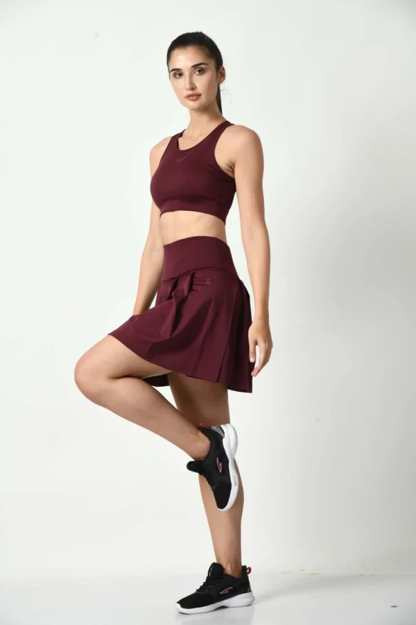 The Ideal Fusion Cherry Red Skort (2)