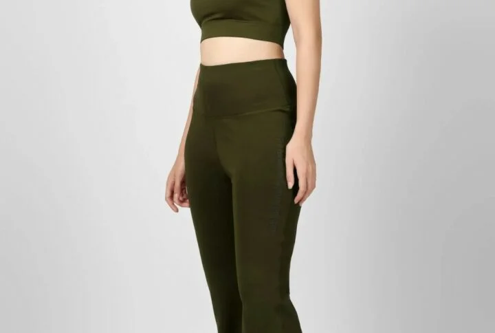 Your Flair Yoga Olive Green Pants (1)
